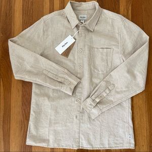 Rhythm oatmeal linen shirt